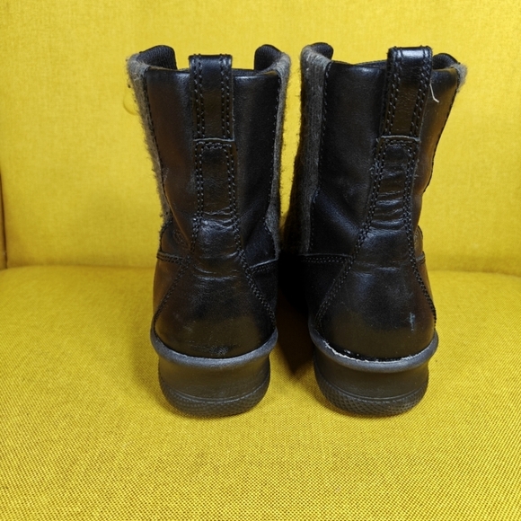 KEEN  Bern Baby Bern Black Leatger Lace Boot Women's Size 5.5 - Picture 10 of 12